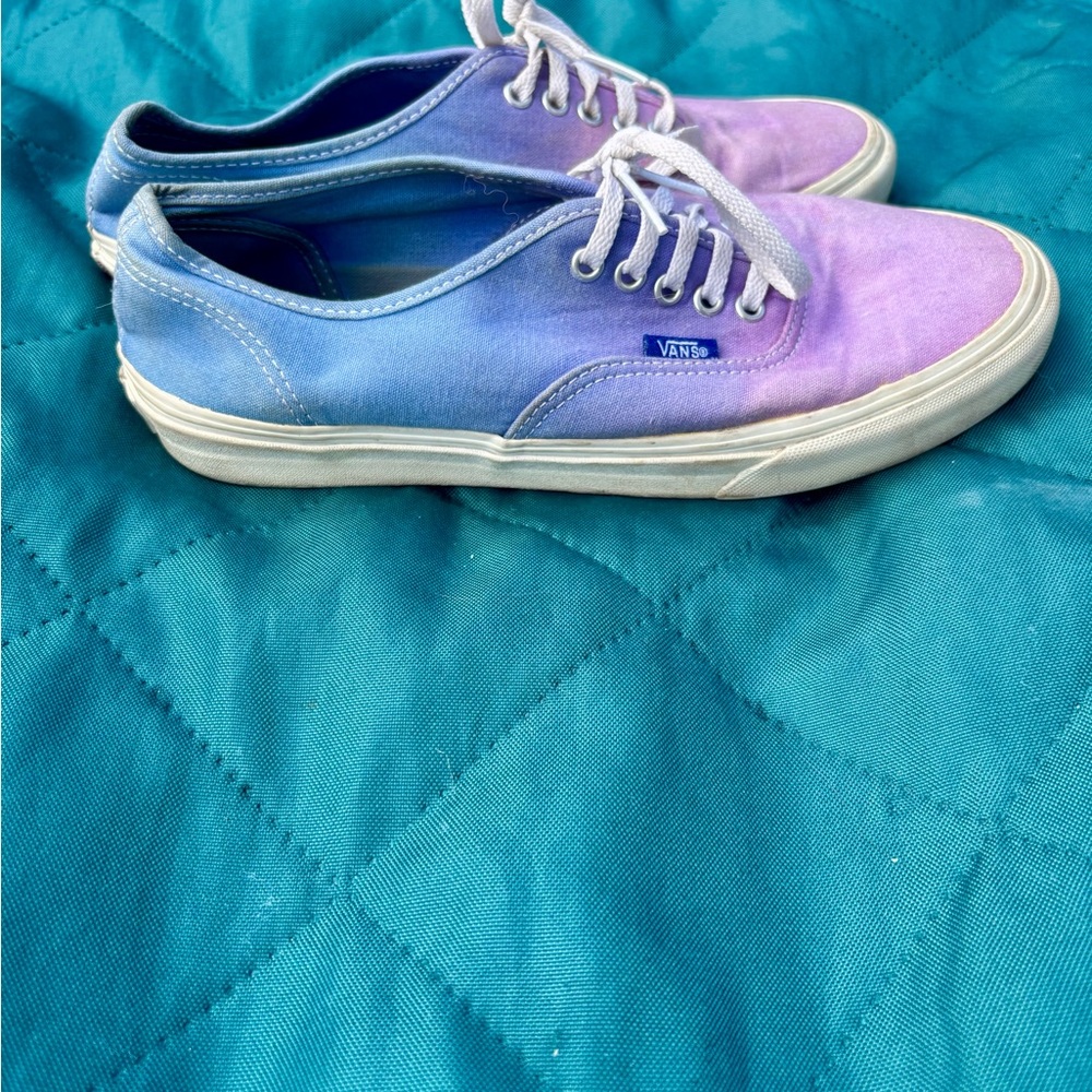 Vans Purple and Blue Gradient Sneakers